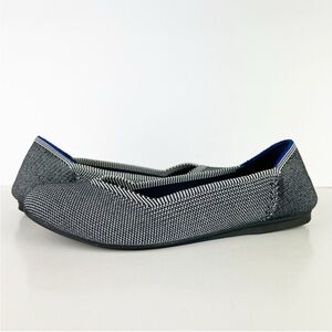 Rothy’s Birdseye Grey Retired Round Toe Shoes Flats